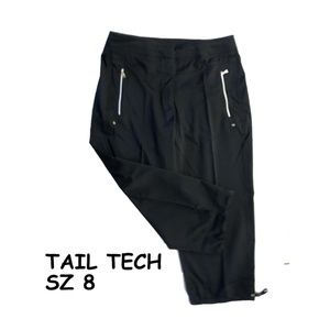 Tail Tech Golf Black Capris sz 8